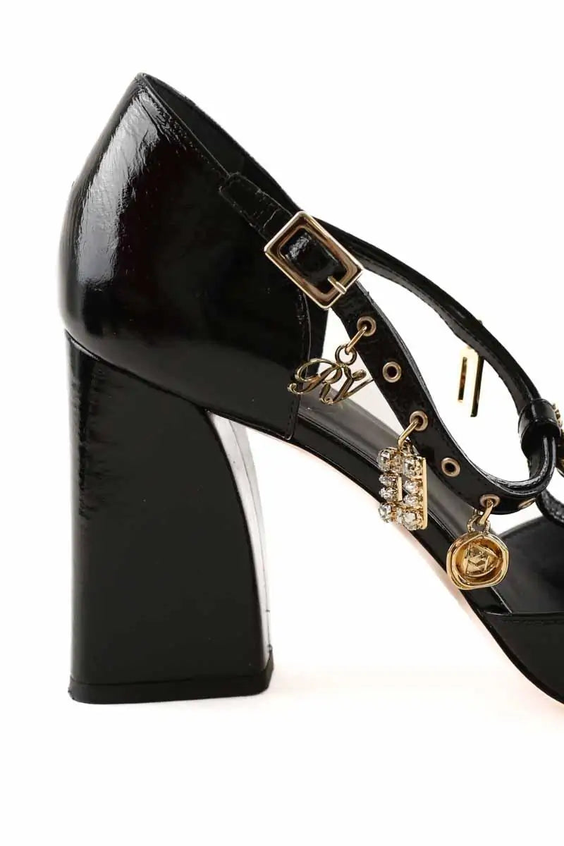 Talons Roger Vivier Noir en Cuir verni