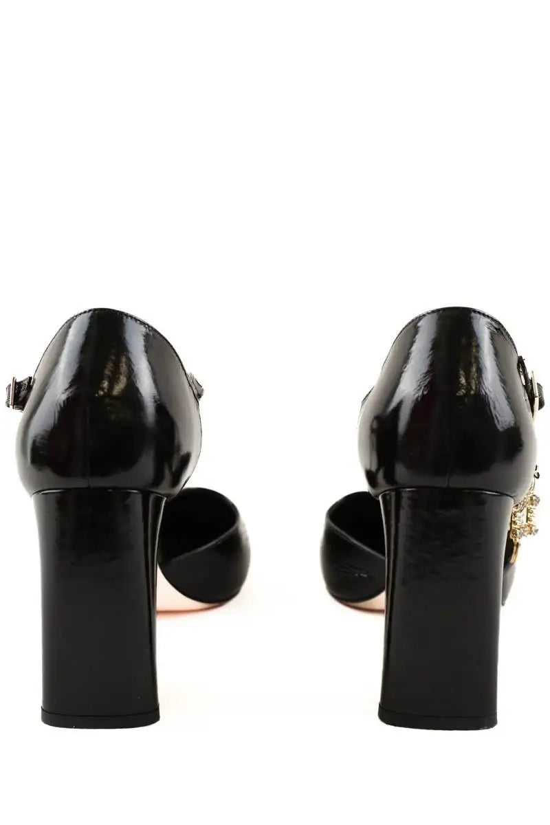 Talons Roger Vivier Noir en Cuir verni