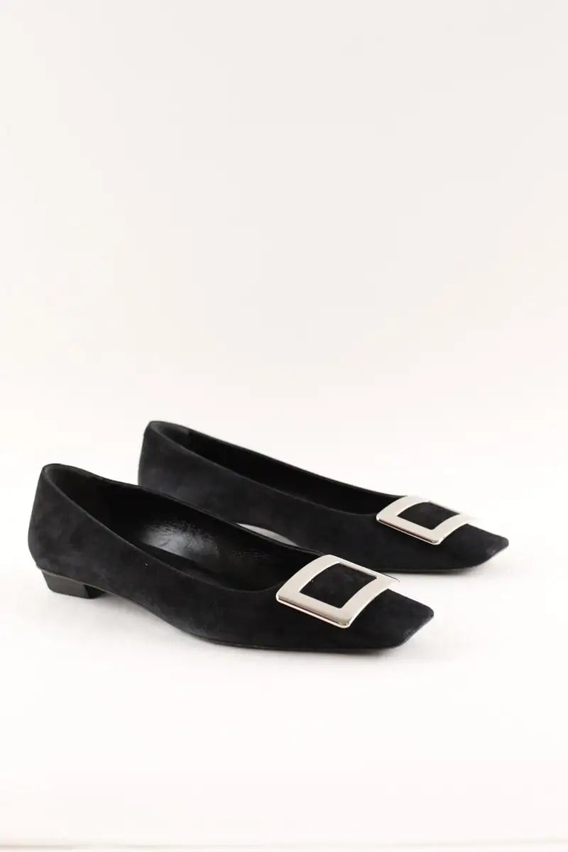 Talons Roger Vivier Noir en Daim