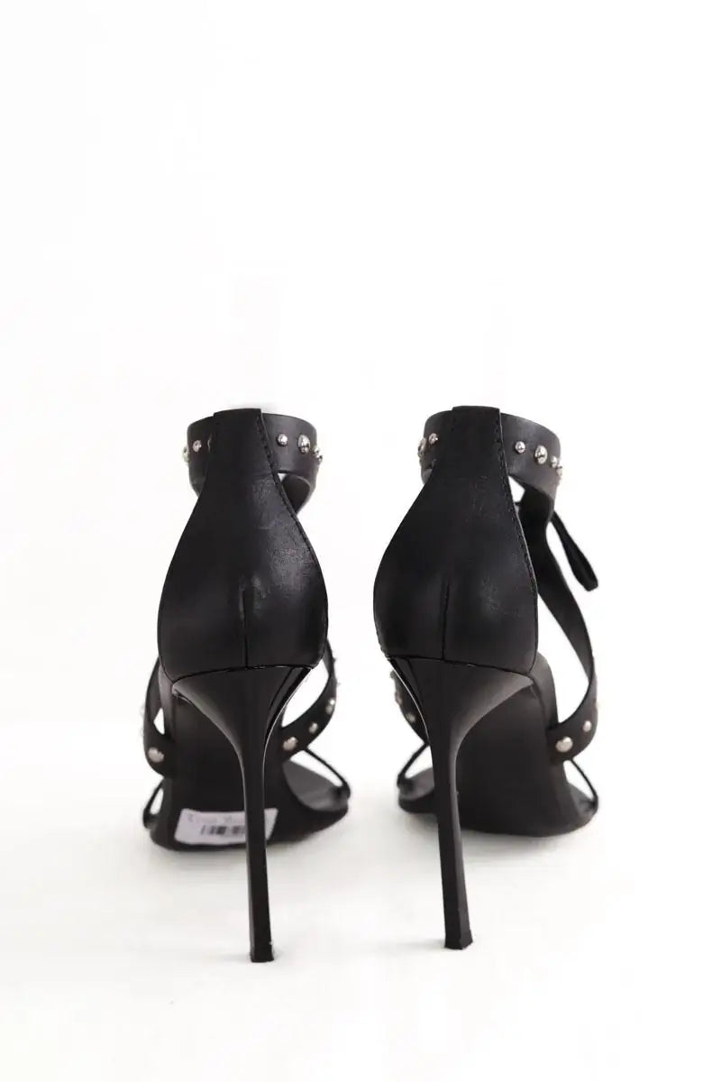 Talons Saint Laurent Inis studded Noir en Cuir