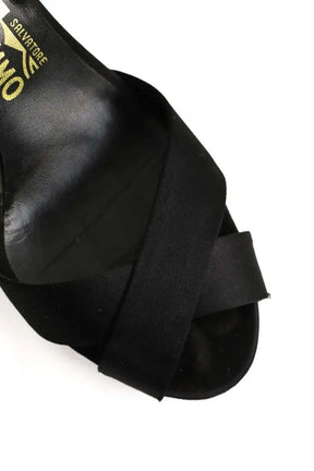 Talons Salvatore Ferragamo Noir en Cuir