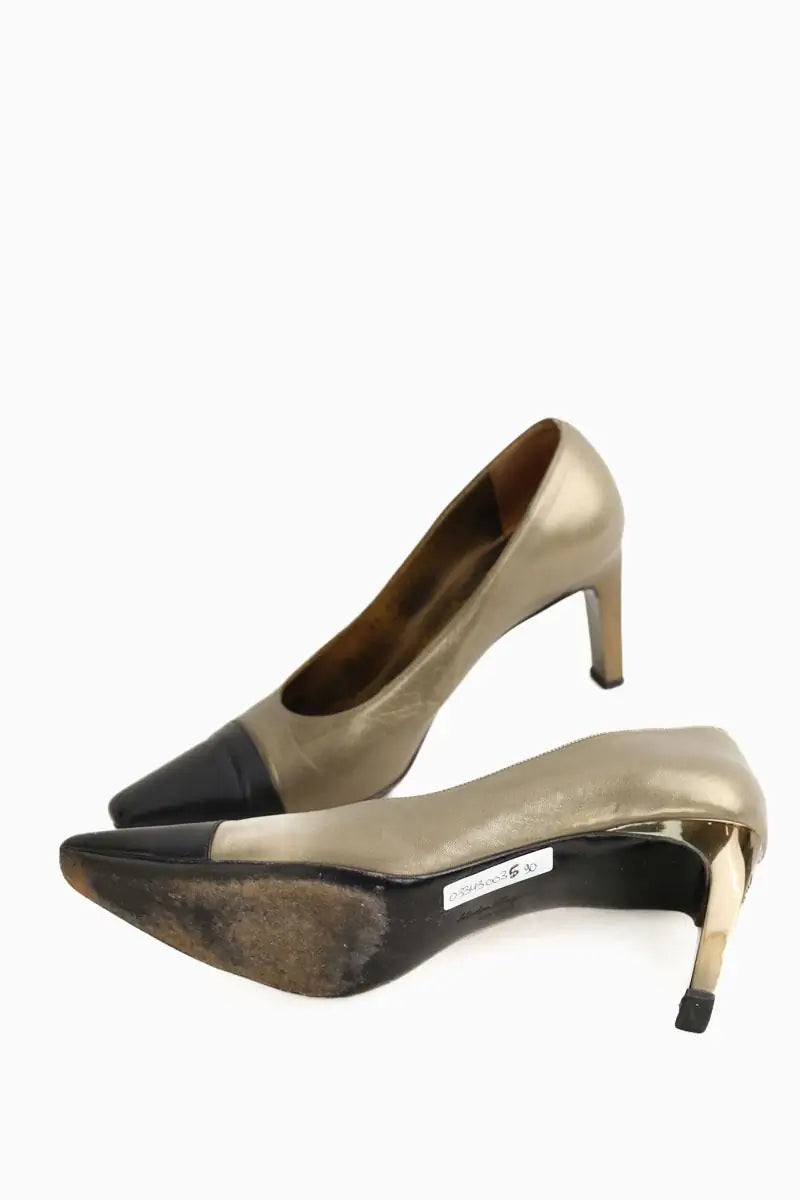 Talons Salvatore Ferragamo Noir en Cuir