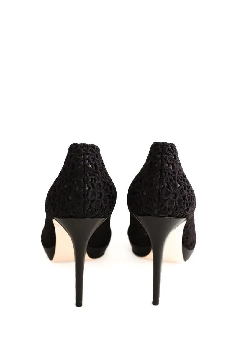 Talons Salvatore Ferragamo Noir en Cuir