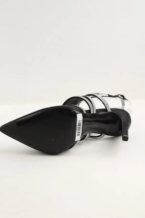 Talons Salvatore Ferragamo Noir en Paillettes