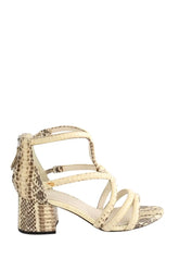 Talons Sandro Beige en Cuir, taille 36 - Seconde Main