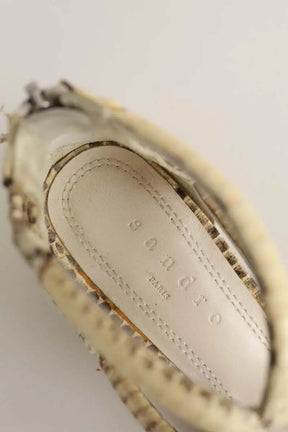 Talons Sandro Beige en Cuir