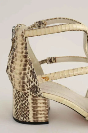 Talons Sandro Beige en Cuir