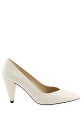 Talons Sandro Blanc en Cuir verni, taille 40 - Seconde Main