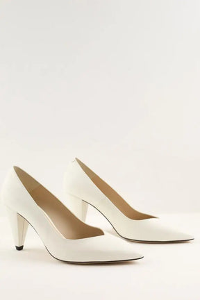 Talons Sandro Blanc en Cuir verni