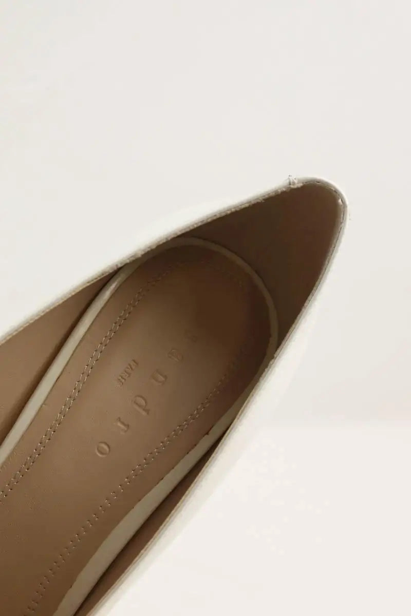 Talons Sandro Blanc en Cuir verni