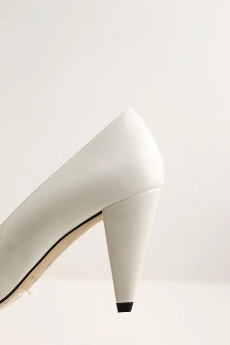 Talons Sandro Blanc en Cuir verni