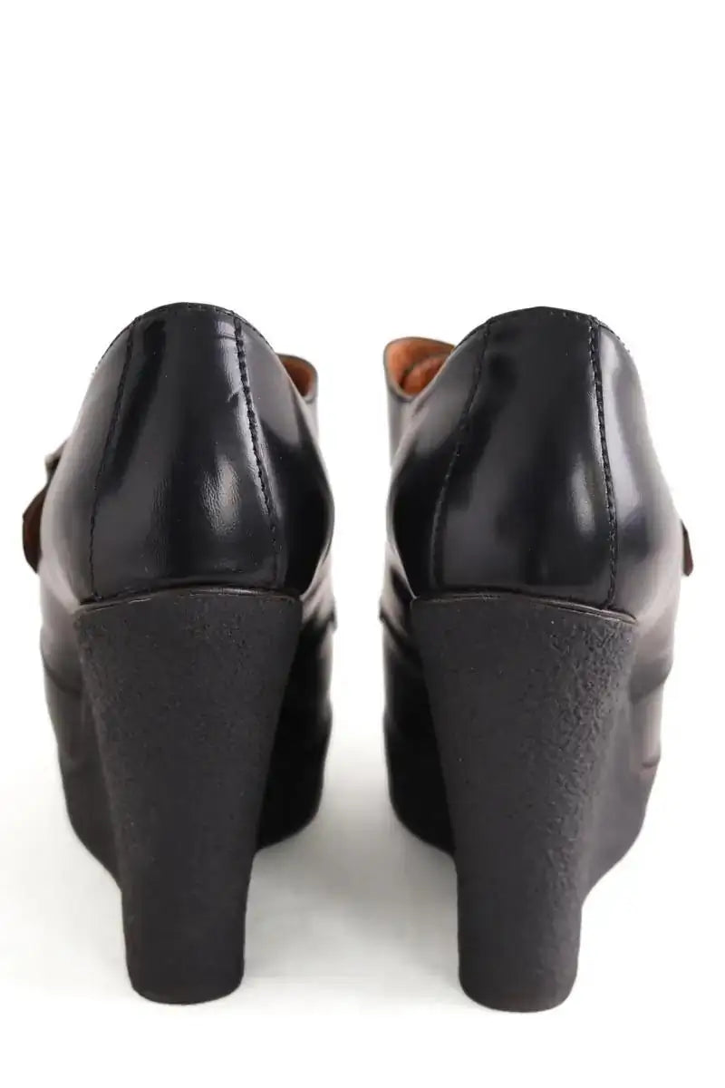 Talons Sandro Noir en Cuir