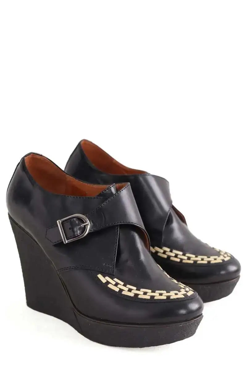 Talons Sandro Noir en Cuir