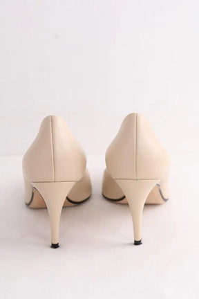 Talons Sergio Rossi Beige en Cuir