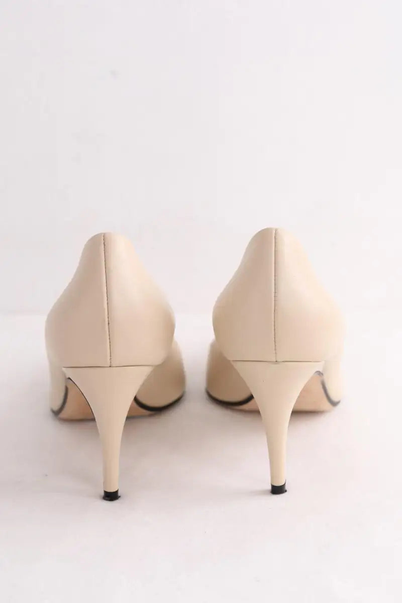 Talons Sergio Rossi Beige en Cuir