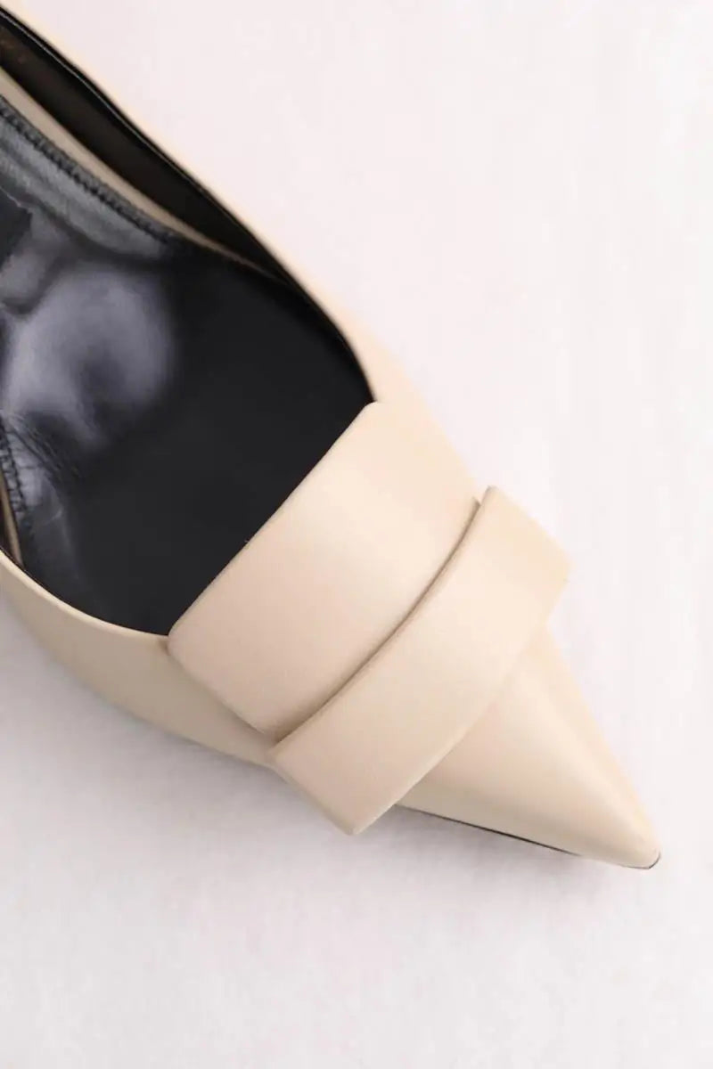 Talons Sergio Rossi Beige en Cuir