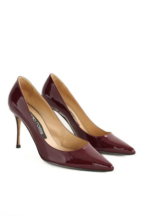 Talons Sergio Rossi Bordeaux en Cuir verni