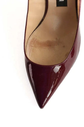 Talons Sergio Rossi Bordeaux en Cuir verni