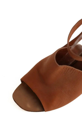 Talons Sergio Rossi Camel en Cuir
