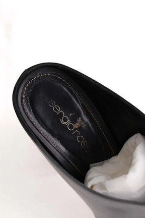 Talons Sergio Rossi Noir en Cuir