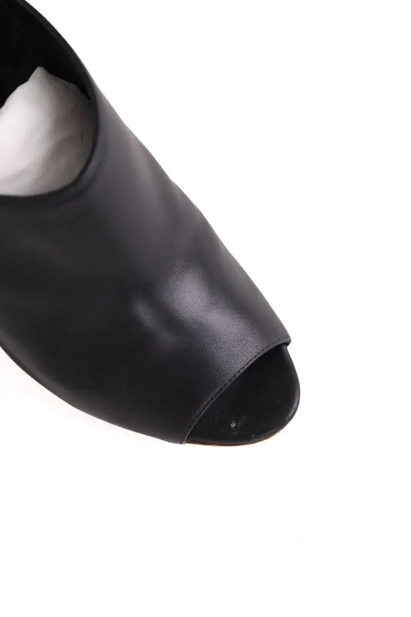 Talons Sergio Rossi Noir en Cuir
