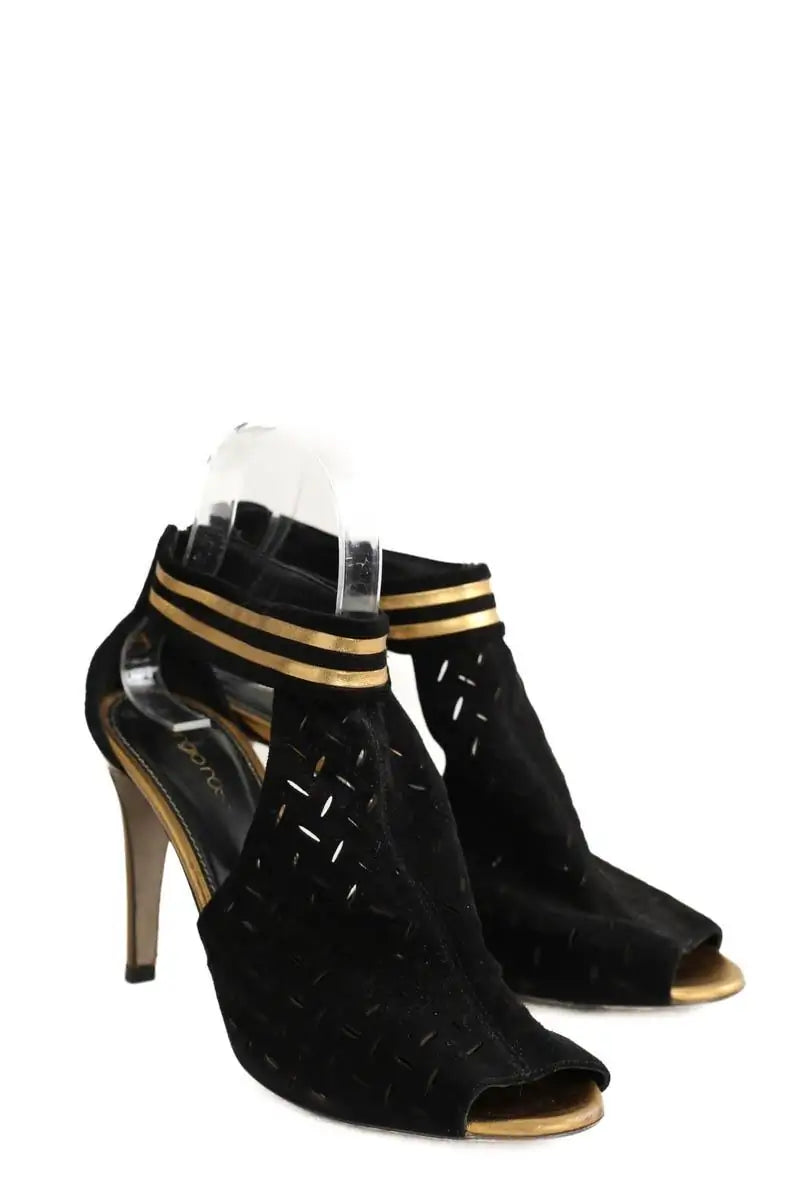Talons Sergio Rossi Noir en Cuir