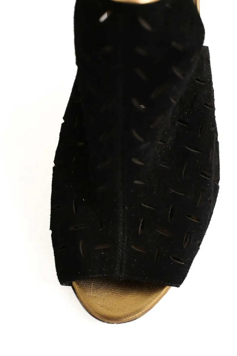 Talons Sergio Rossi Noir en Cuir