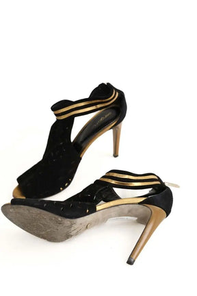 Talons Sergio Rossi Noir en Cuir