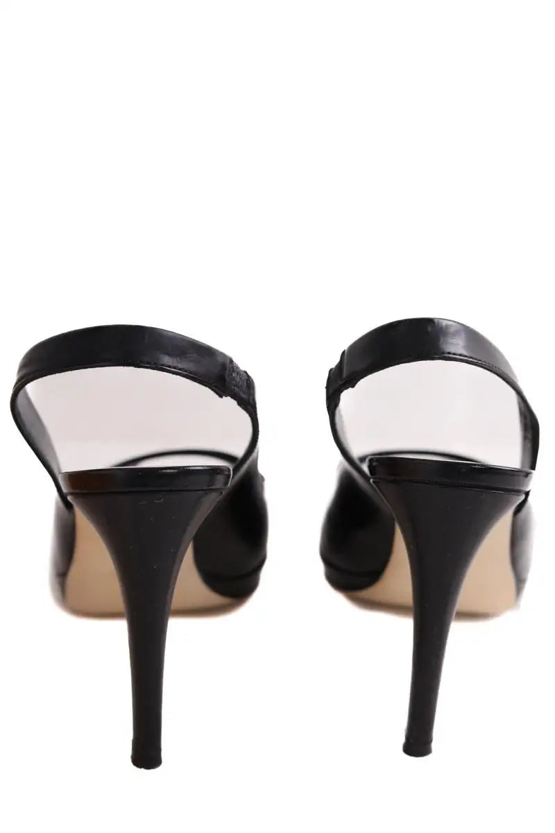 Talons Sergio Rossi Noir en Cuir