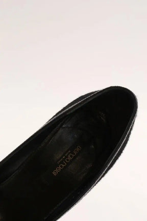 Talons Sergio Rossi Noir en Cuir