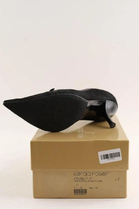 Talons Sergio Rossi Noir en Cuir