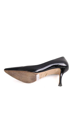 Talons Sergio Rossi Noir en Cuir verni