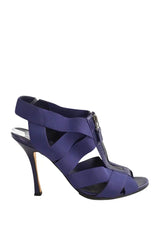 Talons Sergio Rossi Violet en Tissu, taille 40 - Seconde Main