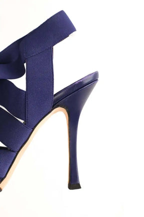 Talons Sergio Rossi Violet en Tissu