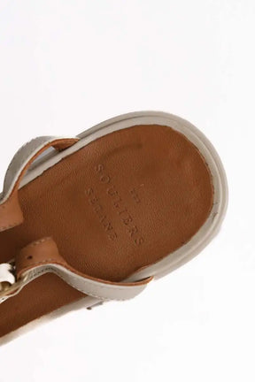 Talons Sézane Blanc en Cuir