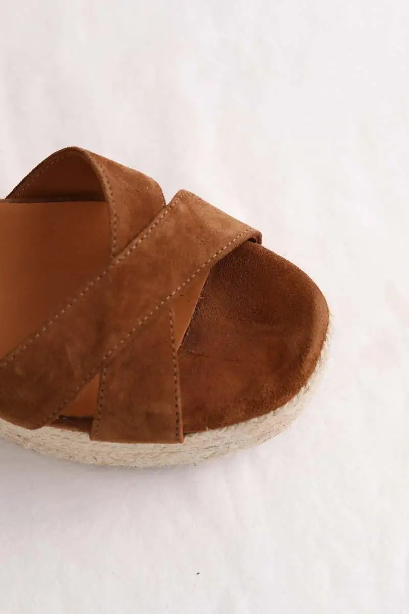 Talons Sézane Marron en Daim