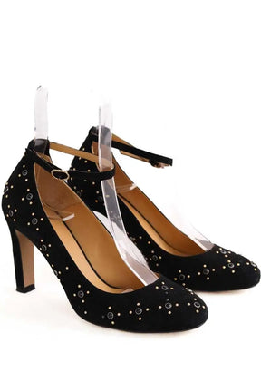 Talons Sézane Noir en Cuir