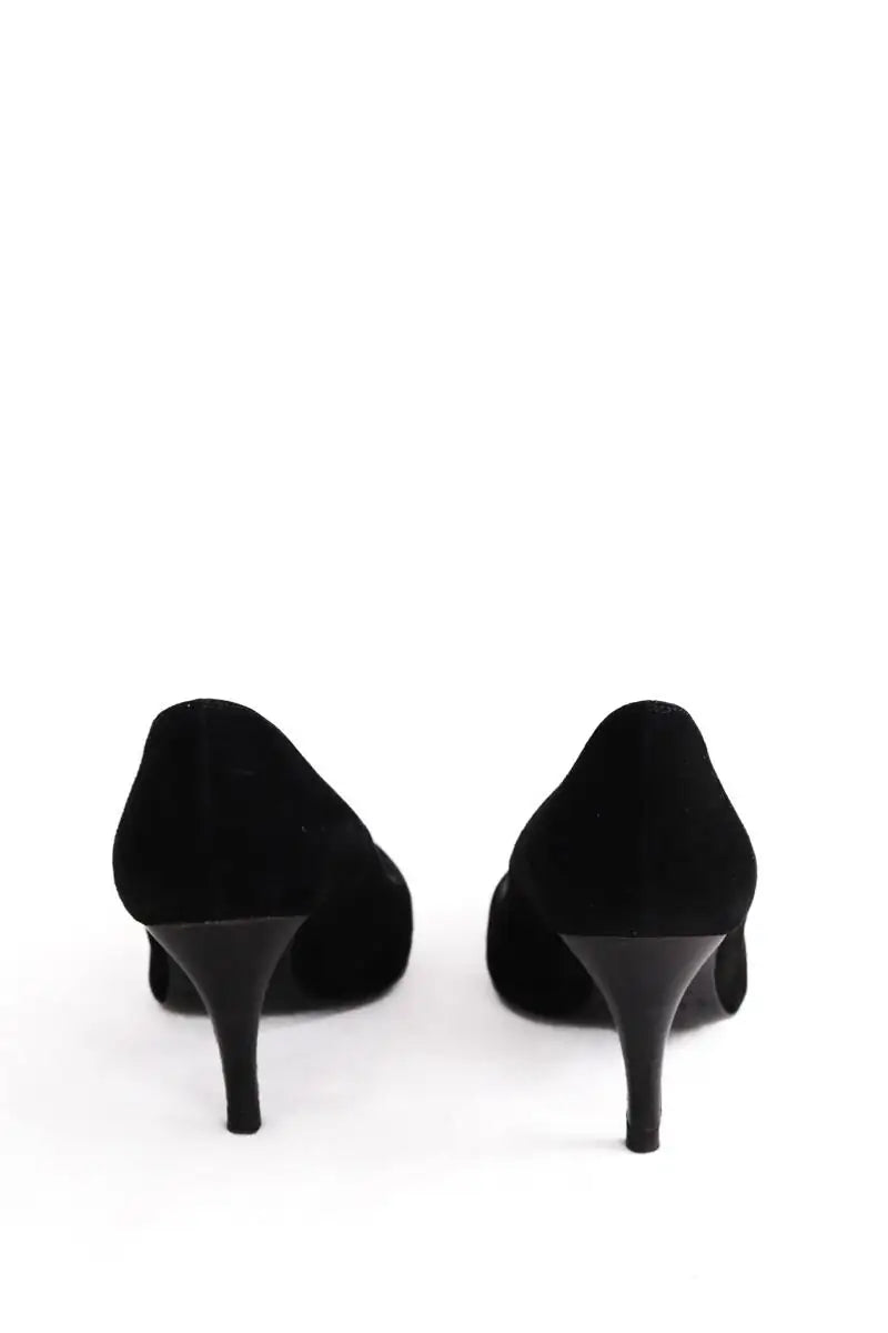 Talons Sézane Noir en Daim