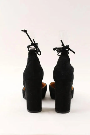 Talons Sézane Noir en Daim