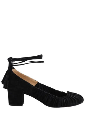 Talons Sézane Noir en Daim, taille 37 - Seconde Main