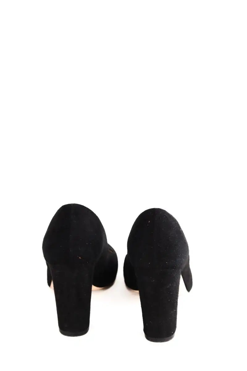 Talons Sézane Noir en Daim
