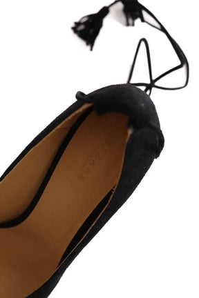 Talons Sézane Noir en Daim