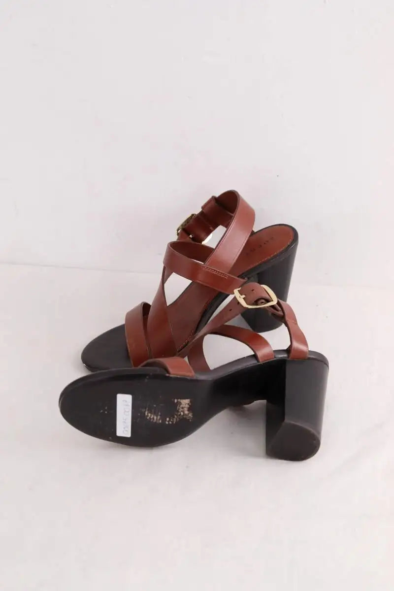 Talons Soeur Marron en Cuir