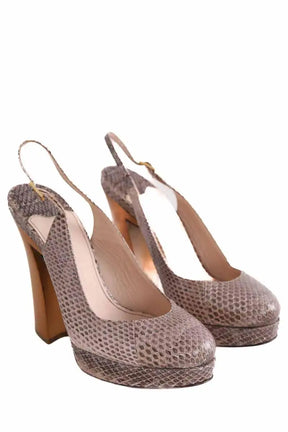 Talons Sonia Rykiel Beige en Cuirs exotiques