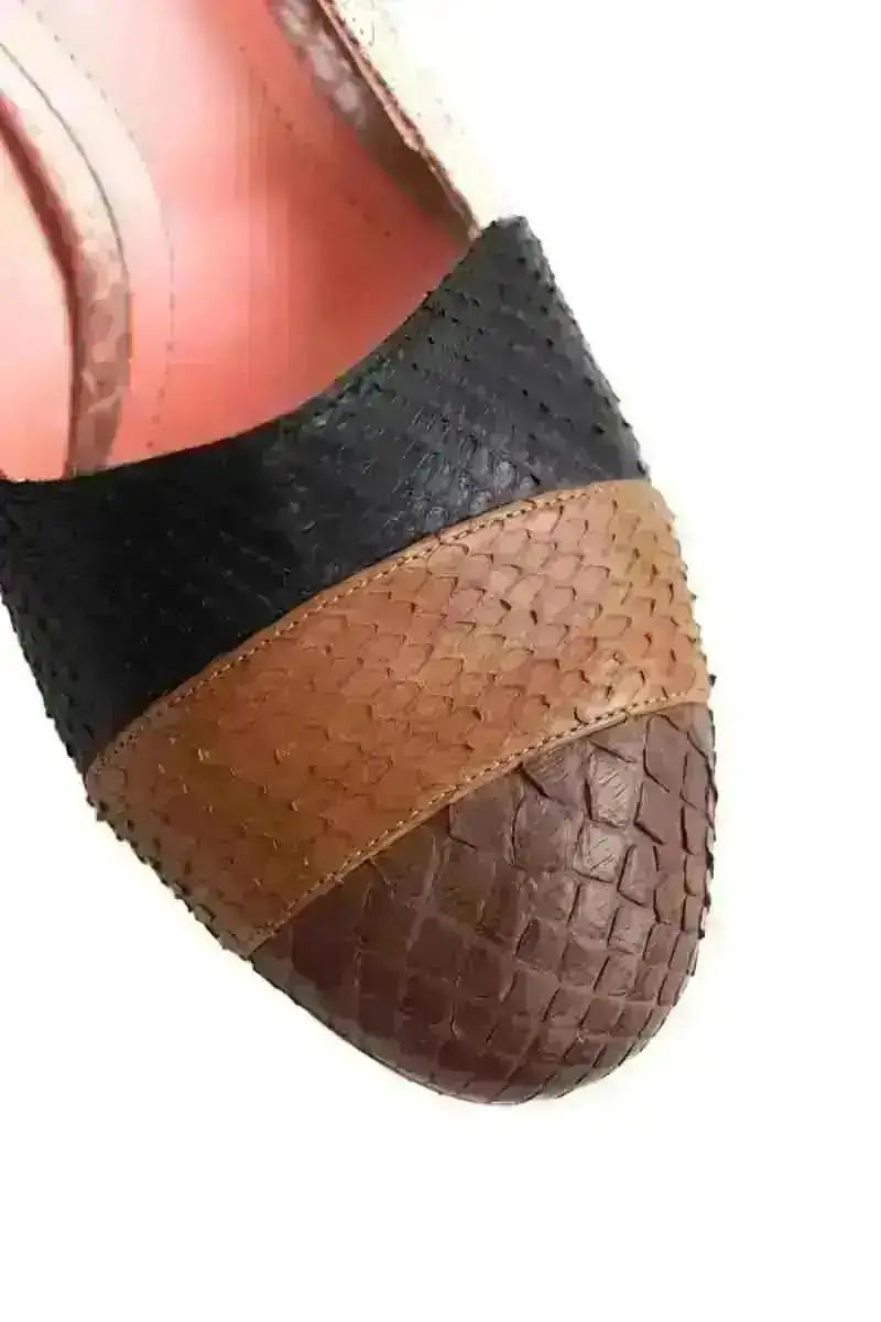 Talons Sonia Rykiel Marron en Cuir