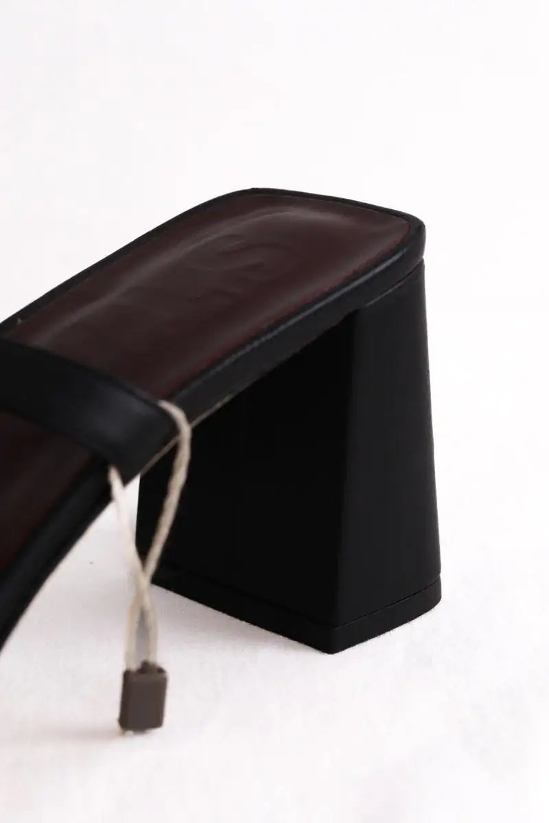 Talons Staud Noir en Cuir