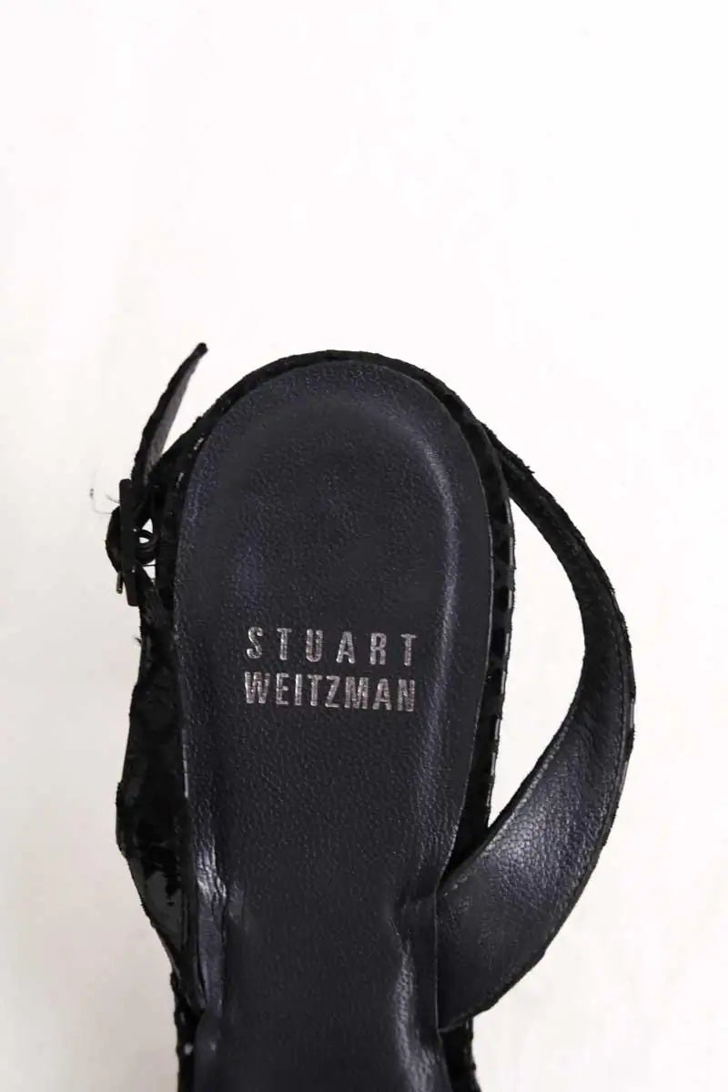 Talons Stuart Weitzman Noir en Cuir