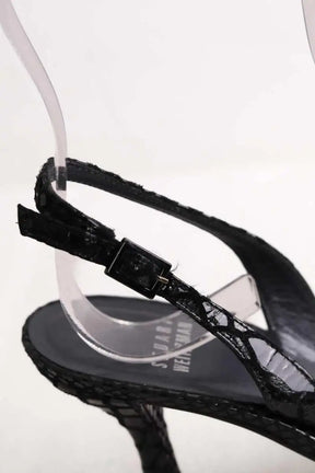 Talons Stuart Weitzman Noir en Cuir