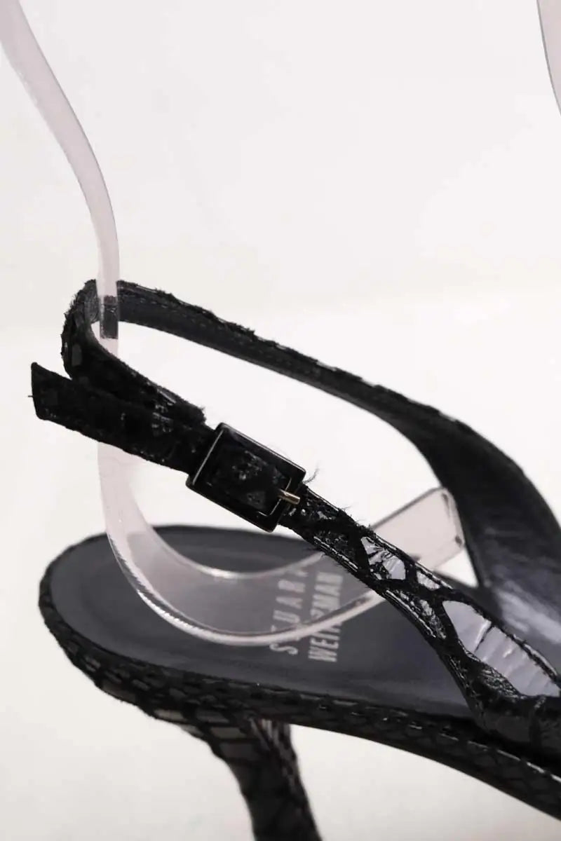 Talons Stuart Weitzman Noir en Cuir