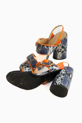 Talons Tara Jarmon Bleu en Cuir